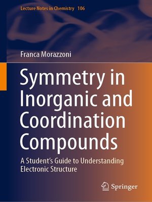 cover image of Symmetry in Inorganic and Coordination Compounds